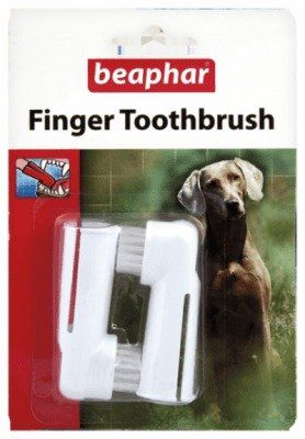 | Beaphar zubní kartáček na prst pes