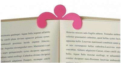 Mini držák knižních stránek-růžový