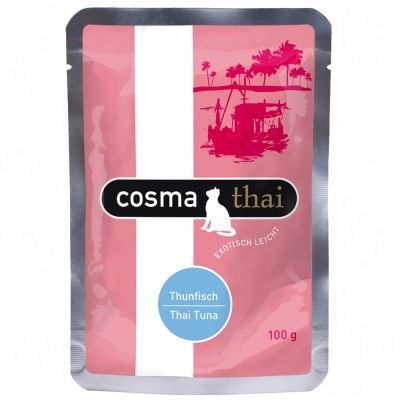 Cosma Thai kapsičky 6 x 100 g - tuňák & krabí maso