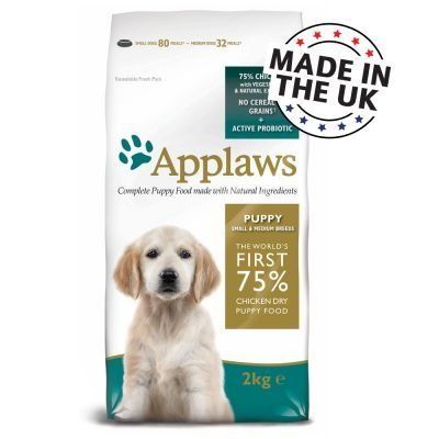 Applaws Dog Puppy Small & Medium Breed Chicken - Výhodné balení 2 x 7,5 kg