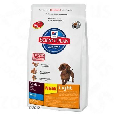 Hill's Canine Adult Light Mini - Výhodné balení 2 x 2,5 kg