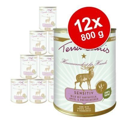 Výhodné balení Terra Canis Sensitive 12 x 800 g - Zvěřina s bramborami