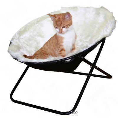 Sharon Pohodlná rozkládací židle pro kočky -   50 cm bílá
