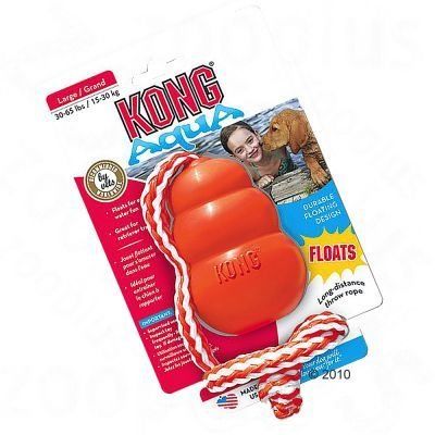 Hračka plovoucí guma Kong Aqua - cca. V 10 x Š 7 x H 7 cm (Large)
