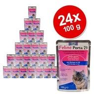 Feline Porta 21 kapsičky 24 x 100 g - Tuňák a krevety