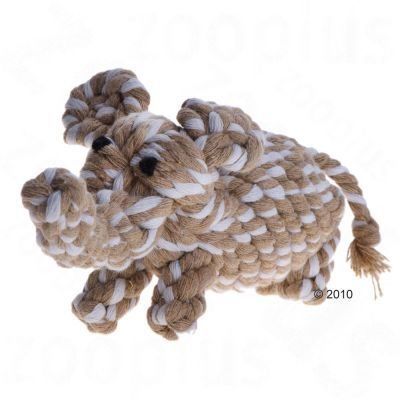 Zvířátko z bavlněného lana - opička cca. 18 cm