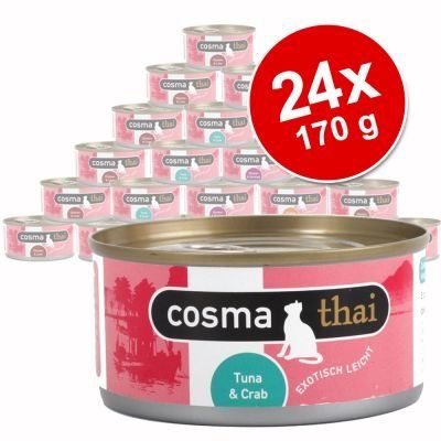 Cosma Thai v želé 24 x 170 g - Míchané balení