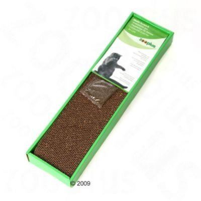 Škrábací podložka Multi-Scratch z kartónu - hnědá / zelená