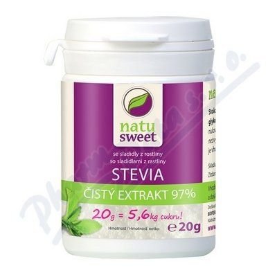 Stevia Natusweet ČISTÝ EXTRAKT 97% 20g