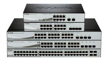 D-Link DGS-1210-24P, 24-port 10/100/1000 Gigabit PoE (max.85W)