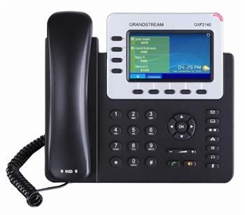 Grandstream GXP2140 4-Line Enterprise VoIP telefon, barevný TFT displej