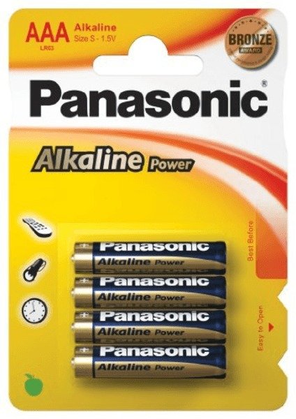 Baterie Panasonic AAA - 4ks