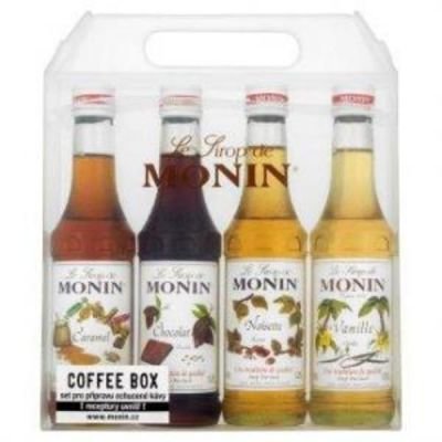 Monin Set pro přípravu ochucené kávy 4 x 250ml