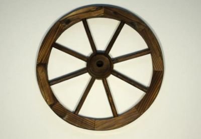 Dřevěné kolo 50 cm - stylová rustikální dekorace Garth