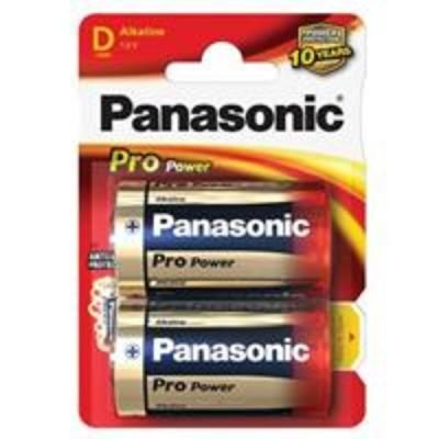 Baterie alkalická Panasonic D, R20,  Pro Power, blistr 2ks