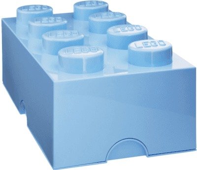 LEGO BOX 8 - světle modrý