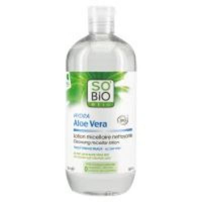 SO´BIO Bio micelární voda čisticí aloe vera 500 ml