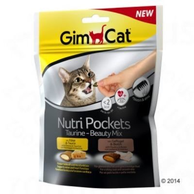 GimCat Nutri polštářky - Taurin-Beauty-Mix (3 x 150 g)