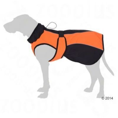 Softshell - kabátek pro psy, oranžový - ca. 70 cm délka zad