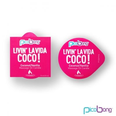 PicoBong - Coconut & Vanilla Massage Oil Candle 15 ml