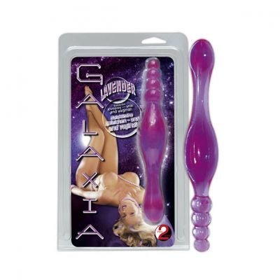 You2Toys Galaxia Levander dvojité gelové dildo