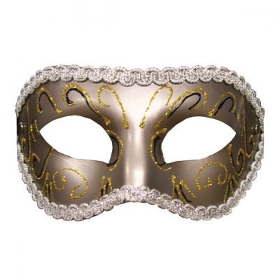 S&M - Grey Masquerade Mask