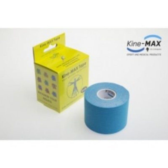 Kine-MAX Super-Pro Cotton - Kinesiologický tejp (Modrý