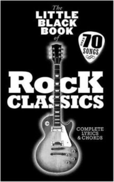 The Little Black Book Of Rock Classics (akordy na kytaru, texty písní)
