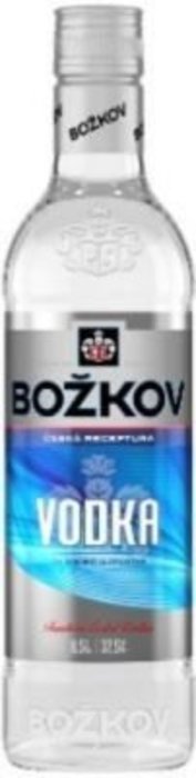 Vodka 1l 37,5% Božkov (holá láhev)