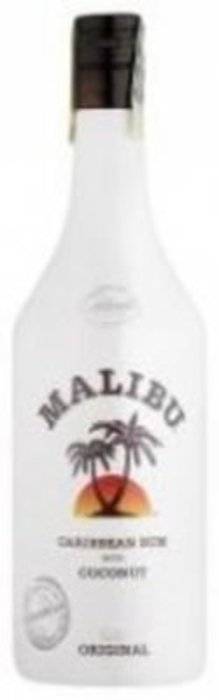 Rum Malibu white 21% 50ml miniatura