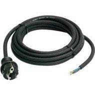Síťový kabel AS Schwabe 70912, zástrčka/otevřený konec, 1,5 mm², 15 m, černá