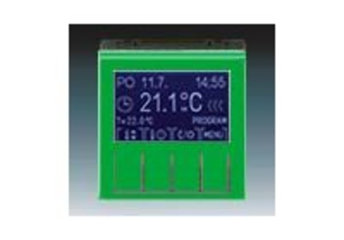 Termostat univerzální programovatelný LEVIT zelená/kouřová černá 3292H-A10301 67