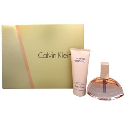 Calvin Klein Endless Euphoria - parfémová voda s rozprašovačem 75 ml + tělový krém 100 ml