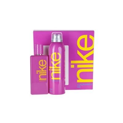Nike Pink Woman - toaletní voda s rozprašovačem 100 ml + deodorant ve spreji 200 ml