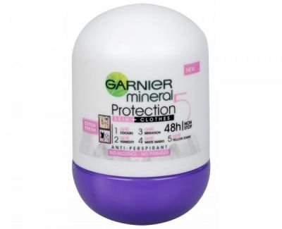 Garnier Kuličkový antiperspirant Protection5 48h Non-stop Cotton Fresh 50 ml