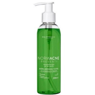 DERMEDIC Antibakteriální čistící gel NORMACNE Preventi 200 ml