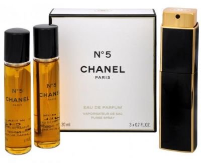 Chanel No. 5 - parfémová voda s rozprašovačem (3 x 20 ml) 60 ml