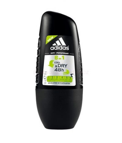 Adidas 6in1 Cool & Dry 48h 50ml Roll-on   M