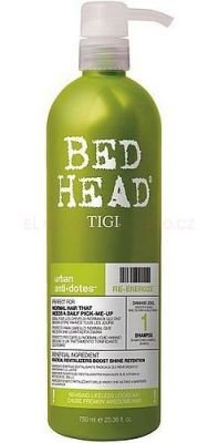 Tigi Bed Head Re-Energize Shampoo 750ml Šampon na suché vlasy   W Revitalizující šampon