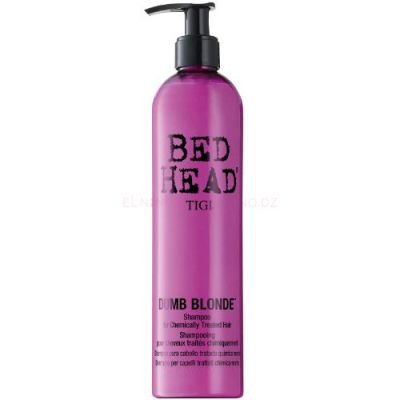 Tigi Bed Head Dumb Blonde Shampoo 750ml Šampon na poškozené, barvené vlasy   W Šampon pro poškozené vlasy