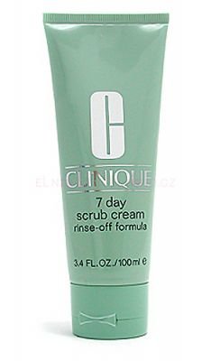 Clinique 7 Day Scrub Cream Rinse-off formula 100ml Peelingový přípravek   W