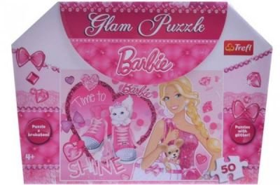 TREFL GLAM puzzle Barbie Čas zářit