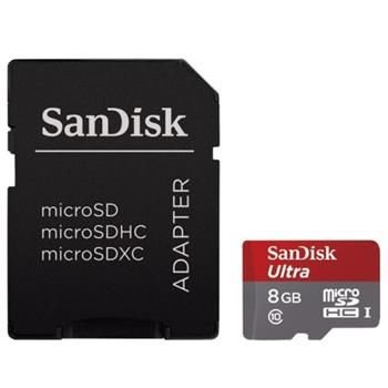 SanDisk Ultra microSDHC 8GB Class10 48MB/s