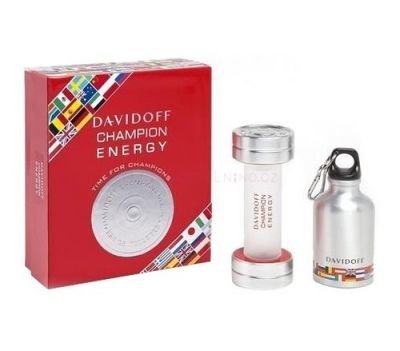 Davidoff Champion Energy EDT dárková sada M - Edt 50ml + láhev na pití