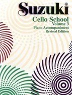 Suzuki Cello School Volume 3: Piano Accompaniment (Revised Edition) (noty na violoncello, klavír)