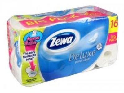 Zewa Deluxe pure white 3vrs 16ks