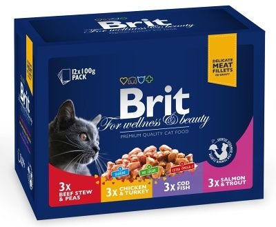 Brit Premium Cat Family Plate 12x100g
