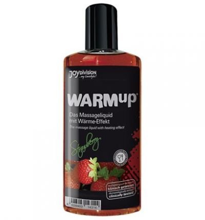 Tělový olej WARMup Jahoda 150 ml JoyDivision