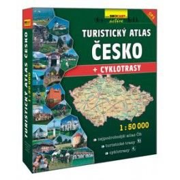 Turistický atlas Česko + cyklotrasy 1:50 000