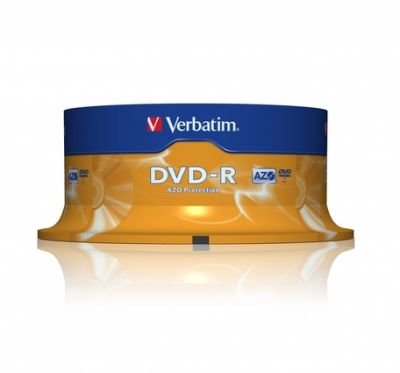 DVD medium Verbatim DVD-R 4,7GB 16x, 25-PACK, cake 43522